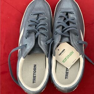 Tretorn Blue Eco Ortholite Sneakers Women's Size 10